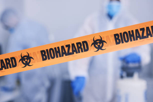 Professional Biohazard technician working in Franklin Square, NY